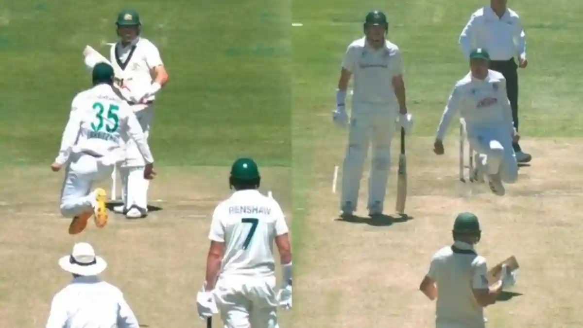 Matthew Breetzke Kangaroo-Style Jump After Labuschagne Duck Goes Viral