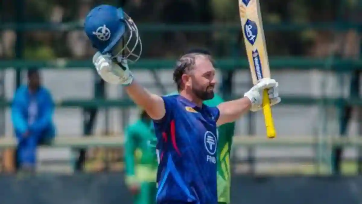 Namibia Beat Ireland by 63 Runs as Jan Frylinck and Curtis Campher Hit Centuries