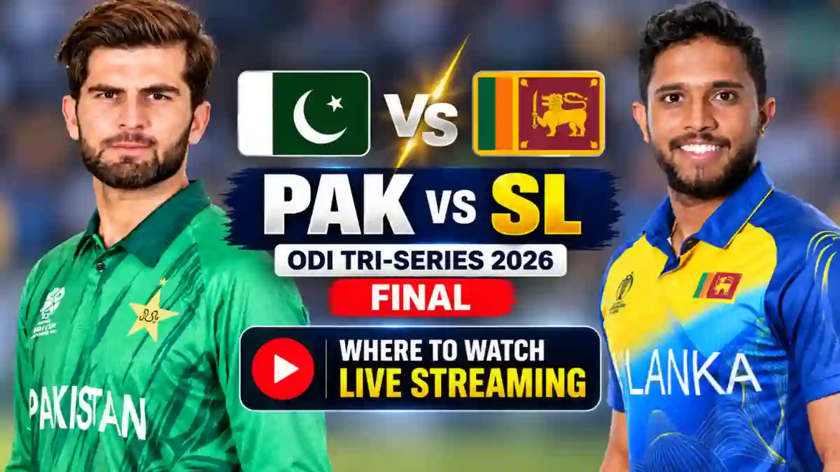 PAK vs SL Final 2026: Where to Watch Live Streaming in India and Worldwide β TV Channels and Match Timings