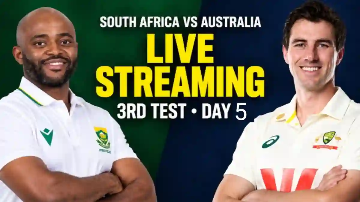 SA vs AUS 3rd Test Day 5 Live Streaming 2026: Where to Watch in India and Worldwide?