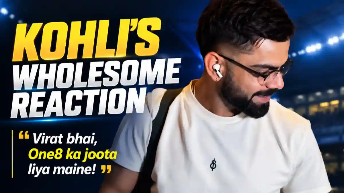 Virat Kohli Wholesome Reaction to Fan’s One8 Shoes Goes Viral